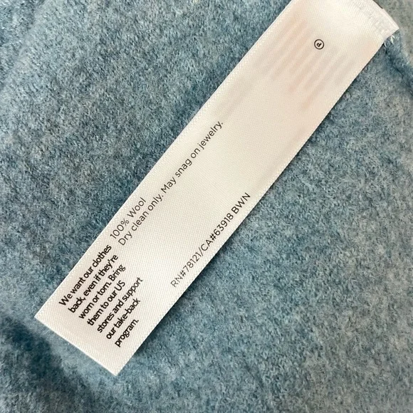 EILEEN FISHER 
Shawl Collar Wool Coat - Blue Steel Medium - Picture 11 of 13